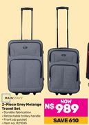 Mainstays 2 Piece Grey Melange Travel Set