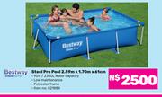 Bestway Steel Pro Pool 2.59m x 1.70m x 61cm