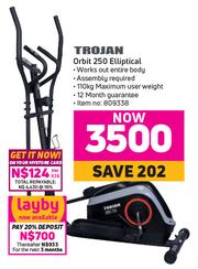 Trojan orbit 250 elliptical deals