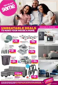 Game Namibia : Unbeatable Deals To Make Your House A Home (15 May - 28 May 2025)