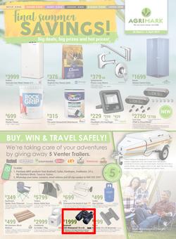 Agrimark : Summer Savings (20 Mar - 6 Apr 2019), page 1