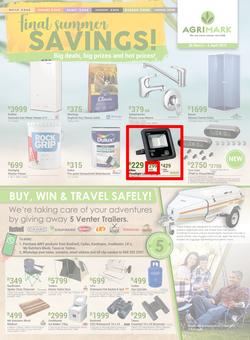 Agrimark : Summer Savings (20 Mar - 6 Apr 2019), page 1