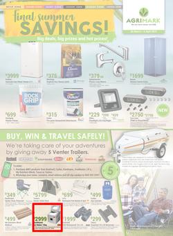 Agrimark : Summer Savings (20 Mar - 6 Apr 2019), page 1