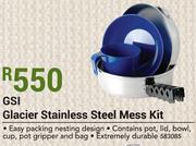 GSI Glacier Stainless Steel Mess Kit