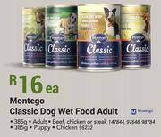 Montego 385g Classic Dog Wet Food Adult-Each