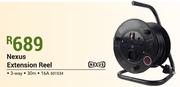 Nexus 3-Way 30m 16A Extension Reel 