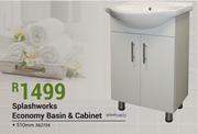 Splashworks Economy Basin & Cabinet-510mm