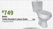 Betta Toilet Dorada 4 Piece Suite Top Flush