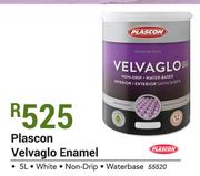 Plascon Velvaglo Enamel White-5Ltr