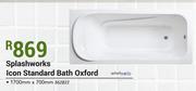 Splashworks Icon Standard Bath Oxford-1700mm x 700mm