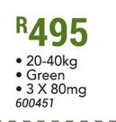 Simparica Tab Green 3 x 80mg-20-40Kg