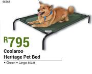 Coolaroo Hertiage Pet Bed Large Green