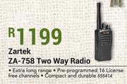 Zartek ZA-758 Two Way Radio