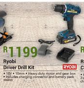 Ryobi Driver Drill Kit 18V