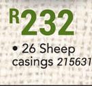 Freddy Hirsch 26 Sheep Casings