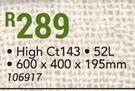 Meat Trays Medium Ct143 600 x 400 x 195mm-52Ltr
