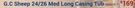 G.C Sheep 24/26 Med Long Casing Tub
