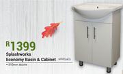 Splashworks Economy Basin & Cabinet 5510mm