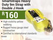 Smartstraps Heavy Duty 9m Strap With Double J Hook