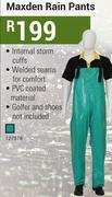 Maxden Rain Pants