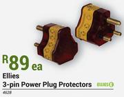 Ellies 3-Pin Power Plug Protectors-Each