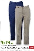 Jonsson Workwear Stretch Ripstop Multi-Pocket Pants-Each