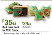 Bird Grub Suet For Wild Birds (Balls)-Each