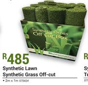 Synthetic Lawn Synthetic Grass Off Cut-2m x 1m