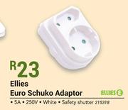 Ellies Euro Schuko Adaptor