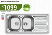 Kwikot Double Bowl Sink