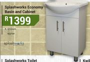 Splashworks Economy basin And Cabinet 510mm