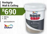 Dulux Rockgrip Wall & Ceiling (White)-20Ltr