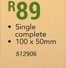 Crabtree S/Plug Single Complete 100x50mm