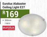 Eurolux Alabaster Ceiling Light E27 300mm