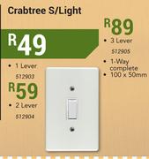 Crabtree S/Light 2 Lever