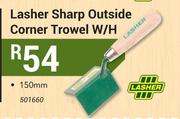 Lasher 150mm Sharp Outside Corner Trowel W/H
