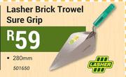 Lasher 280mm Brick Trowel Sure Grip