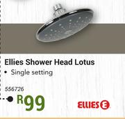 Ellies Shower Head Lotus (Single Setting)