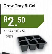 Grow 6 Cell Tray 185x140x50