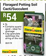 Floragard Potting Soil Cacti/Succulent-5Ltr