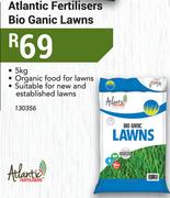 Atlantic Fertilisers Bio Ganic Lawns-5Kg