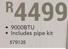 Unitherm Aircon Complete Split Unit 9000BTU With Pipe Kit