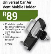 Universal Car Air Vent Mobile Holder