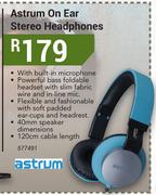 Astrum On Ear Stereo Headphones