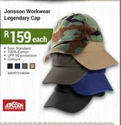 Jonsson Workwear Legendary Cap-Each