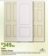 Swartland kayo Interior Doors 813 x 2032-Each