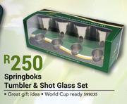 Springboks Tumber & Shot Glass Set