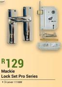 Mackie Lock Set Pro Series 3-Lever