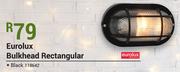 Eurolux Bulkhead Rectangular In Black