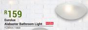 Eurolux 230mm Alabaster Bathroom Light